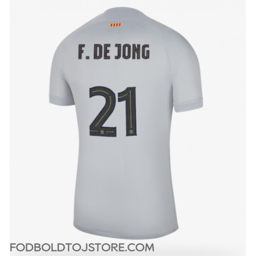 Barcelona Frenkie de Jong #21 Tredjetrøje 2022-23 Kortærmet
